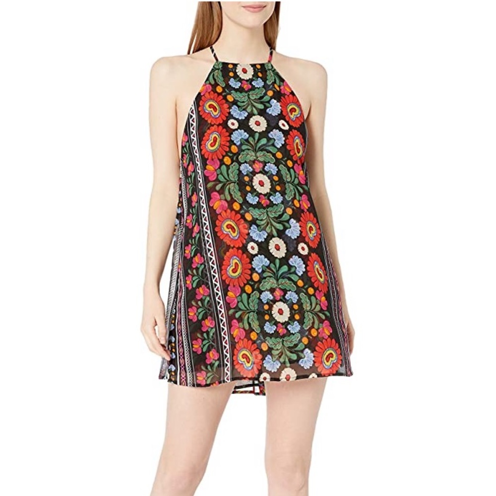 Show me your MuMu Mexicali print halter dress
